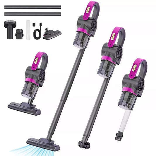 Cordless Vacuum Cleaner-Hoover Upright Lightweight-Wireless Handheld-Bagless Vac