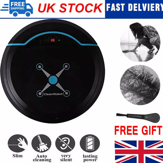 Smart Robot Vacuum Cleaner, Automatic Sweeper for Floors & Carpets, Rechargeable