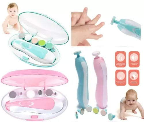 Electric Baby Nail File Kit Clippers,Trimmer,Toddler,Toes,Trim-Nails Polish Care