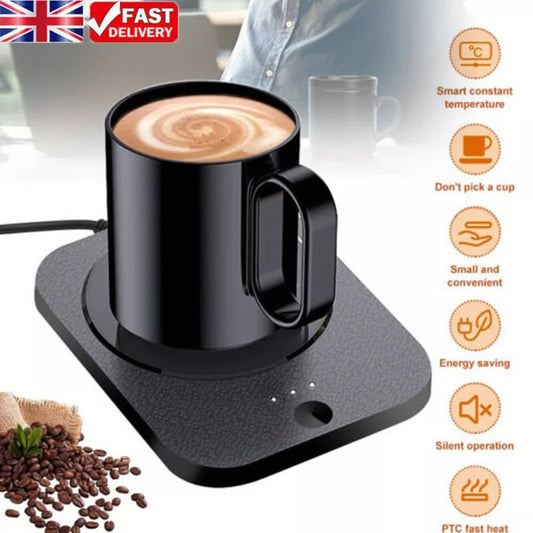 3 Levels Smart USB Coffee Mug Warmer-Tea,Milk Cup Heater-Pad Heating Plate