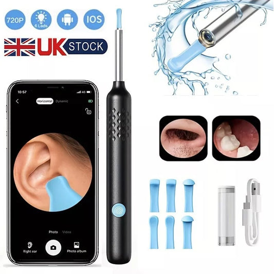 New LED Ear Wax Cleaner Ear Camera, Otoscope with Light- Cleaner ,Removal, Kit Set