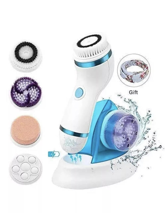 4 in 1 Face Cleaner-Waterproof Electric Rechargable-Facial Skin Cleansing brush