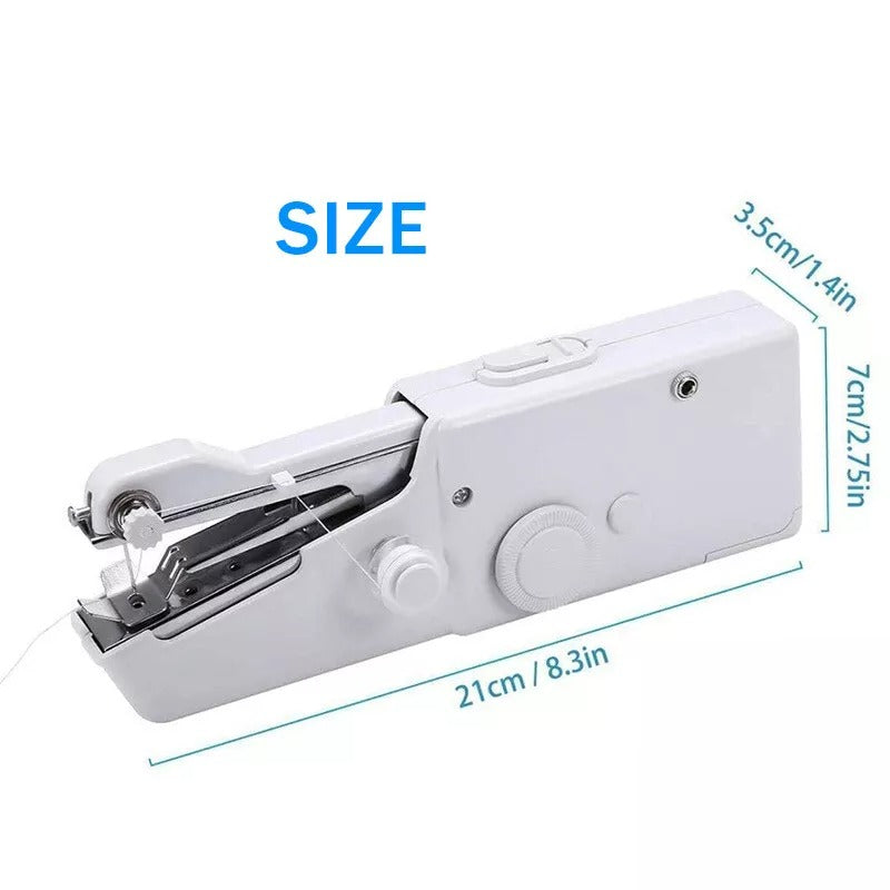 Mini Sewing Machine Handheld-Cordless Hand Held Portable-Easy Home Stitch Sew-UK