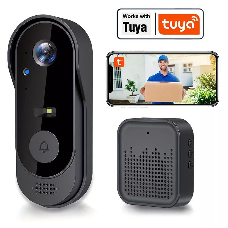 Smart Wireless WiFi Ring Doorbell-Security Intercom Video Camera-Door Bell-UK