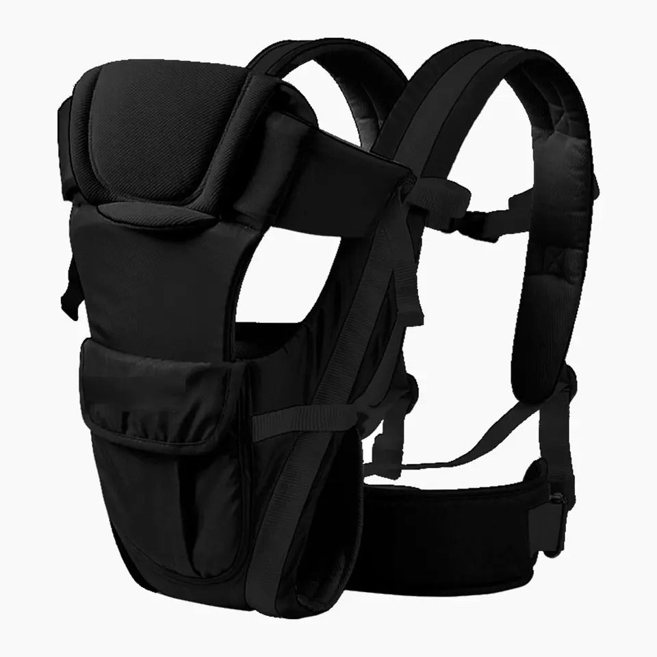 Baby Carrier in Black – Comfortable, Secure and Adjustable for All-Day Support