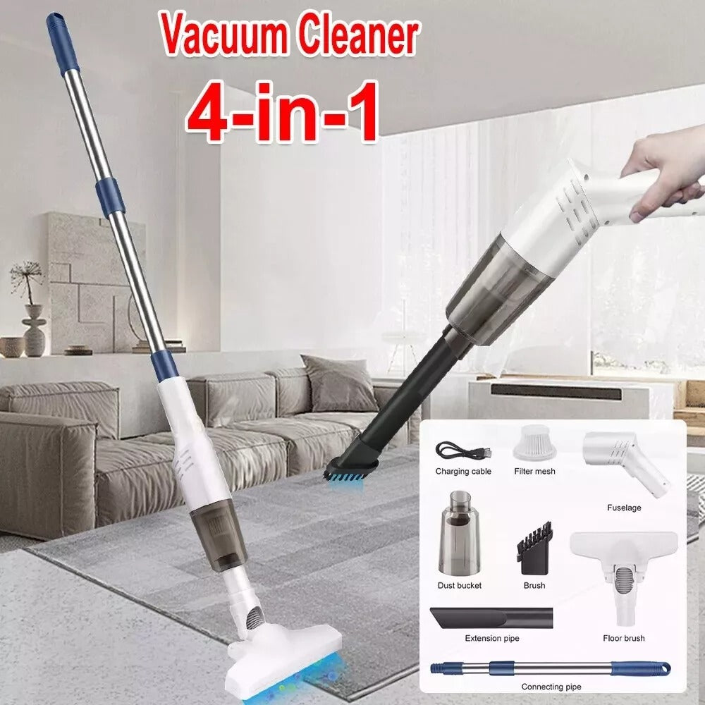 Cordless Vacuum Cleaner-Hoover Upright Lightweight-Wireless Handheld-Bagless Vac