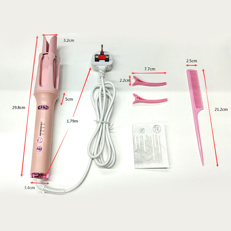 Automatic Hair Curlers Curling Tongs 360 Degree Rotating Curling Wand 32 mm